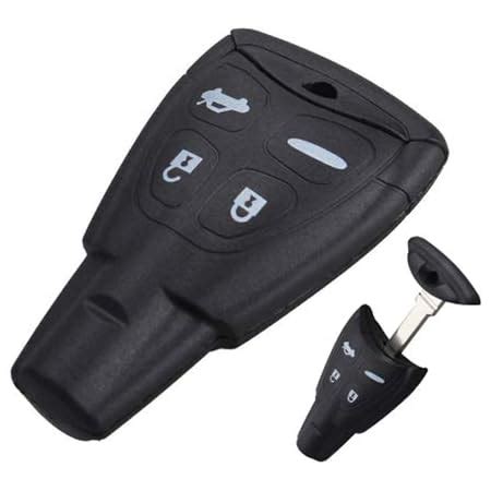 4 Botón key Carcasa del mando para llave de coche SAAB 9 3 9 5 93