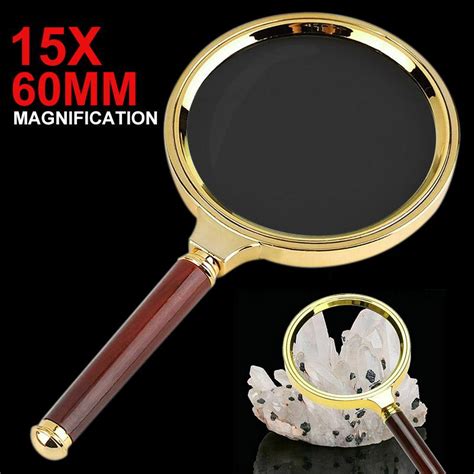 Cheap Mayitr Handheld 15x Magnifier Magnifying Glass Loupe Reading Jewelry Aid Big Large 60mm Joom