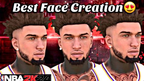 NBA 2K24 Best Face Creation LightSkin Demigod YouTube