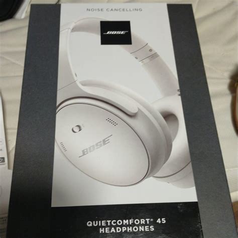 31％割引ホワイト系超人気高品質 Bose Quietcomfort 45 Headphones White ヘッドフォン オーディオ機器