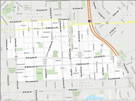 Baltimore Neighborhood Map Gis Geography