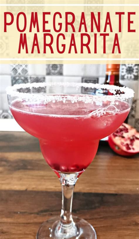 Pomegranate Margarita Cocktail Recipe Foodiosity