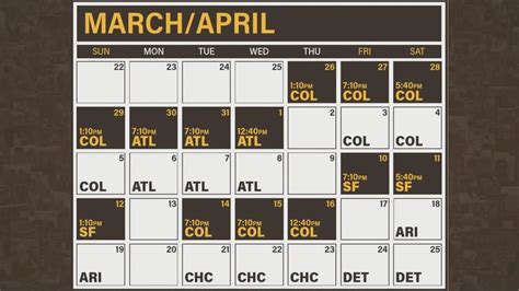 San Diego Padres 2020 regular-season schedule | cbs8.com