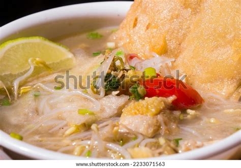 Closeup Soto Ayam Soto Ayam Indonesia Stock Photo 2233071563 | Shutterstock