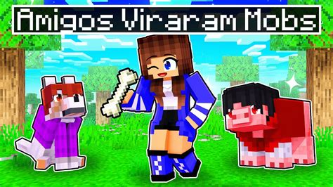 Os AMIGOS Da MIIKA Viraram MOBS No Minecraft Miika YouTube