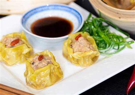 Cantonese Siumai Steamed Spork Mushroom And Shrimp Dim Sum Recipe By