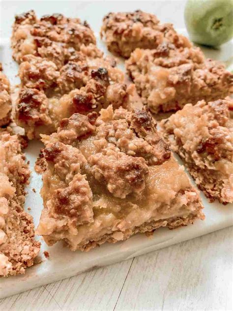 Healthy Apple Crumble Bars Nourish Your Glow