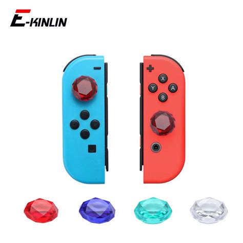 Pe As Controlador Polegares Joystick Cristal Aperto Capa Caso Anal Gico Vara Tampas Para