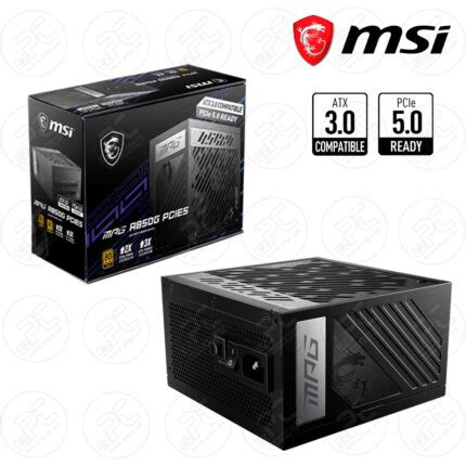 FUENTE DE PODER MSI MPG A850G PCIE5 80 PLUS GOLD FULL MODULAR MPG