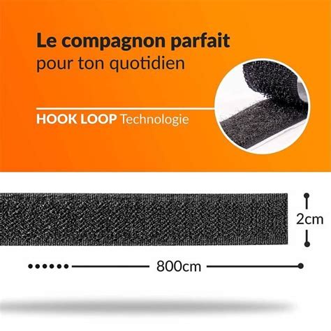 Scratch Autocollant Double Face Extra Fort M Noir Rouleau Adhesive