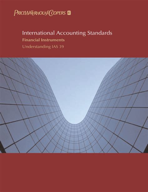 International Accounting Standards Financial Instruments Understanding