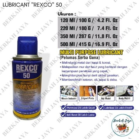 Jual Tekiro Lubricant Rexco Multi Purpose Pelumas Serbaguna Ml