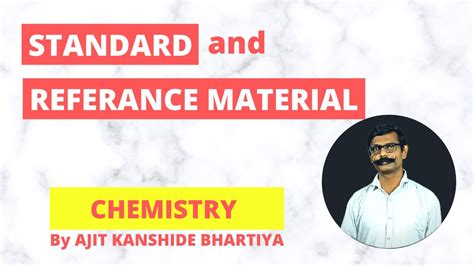 Standards Reference Materials By Ajit Kanshide Bharatiya Youtube