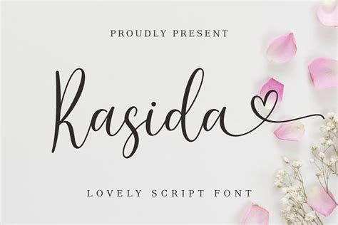 rasida lovely script font artofit
