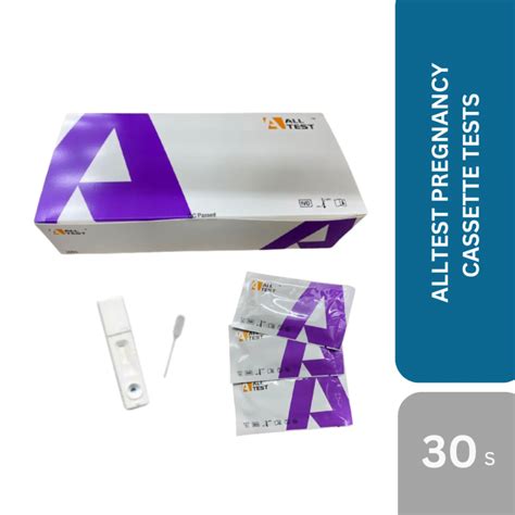 Alltest Pregnancy Cassette Tests S Box Ihbhealthcare