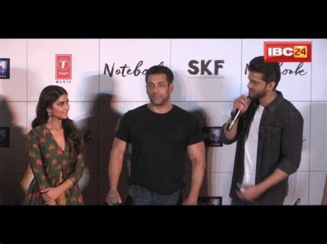 Notebook Movie Trailer Launch Salman Khan Zaheer Iqbal