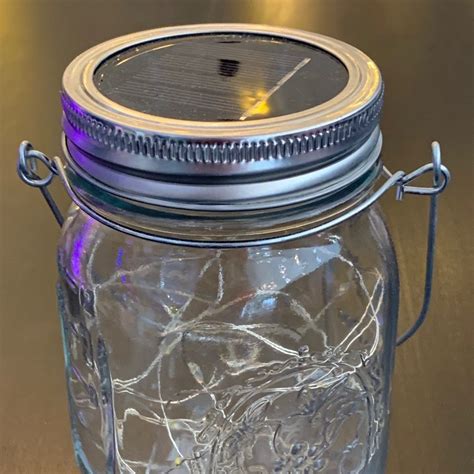 Solar Light Mason Jar The Linen Collection