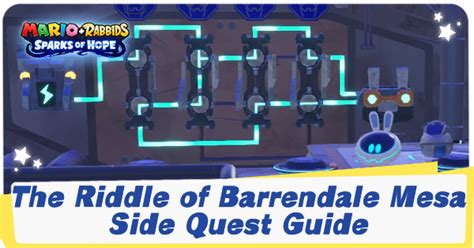 How To Solve The Riddle Of Barrendale Mesa Mario Rabbids Sparks Of