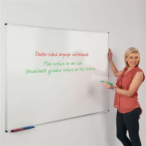 Writeon® Dual Faced Whiteboard 1200 X 2400mm Hxw 47184