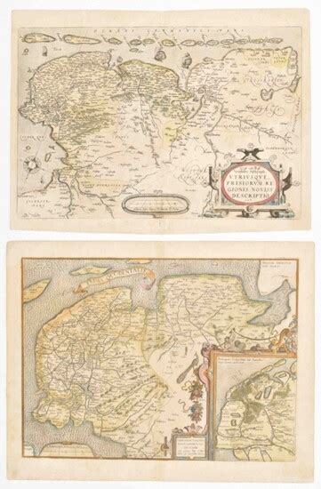 Lot Art Cartographie Atlas Et Cartes Partie II Frise Groningue