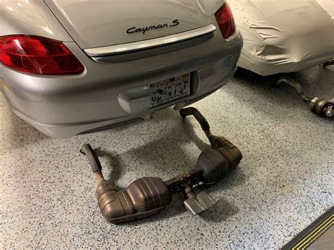 Selling Porsche Cayman S 987.1 Exhaust Mufflers w/Tips - Pelican Parts Forums