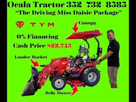 Unbeatable Offer Tym T Canopy Belly Mower Package Now Available At