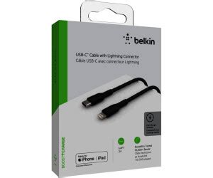 Belkin Geflochtenes Boost Charge Usb C Lightning Kabel M Schwarz Ab