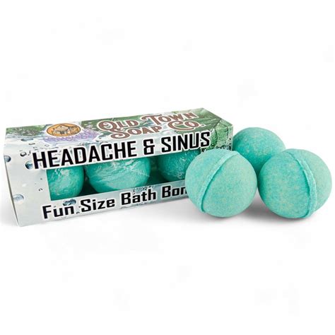 Headache & Sinus Fun Size Bath Bomb Set