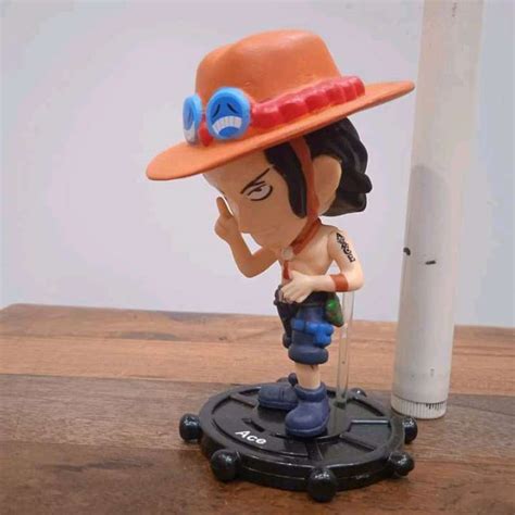 Jual Mainan Static Figure Chibi Portgas D Ace One Piece Tatakan Hitam