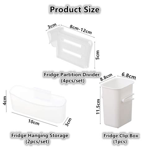 Daily Like Refrigerator Side Door Classification Storage Box Food