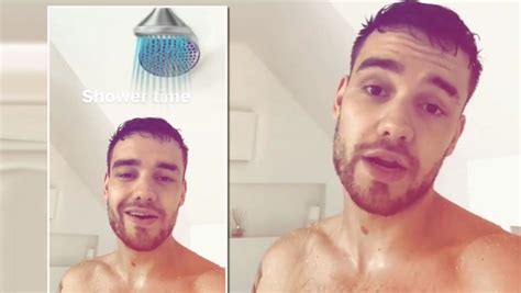 Naked Liam Payne Flaunts His Hairy Chest In Bizarre Shower Video Mirror Online