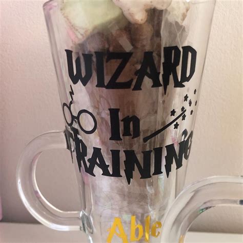 Harry Potter Hot Chocolate Set Double Sided Personalised Etsy