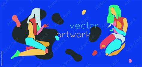 Abstract Woman Drawing Naked Surreal Body Illustration Avant Garde Abstract Female Body