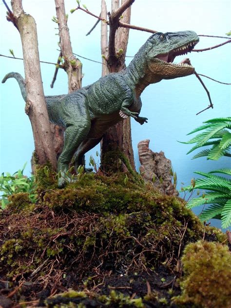 Feathered T Rex Dinosaur Diorama