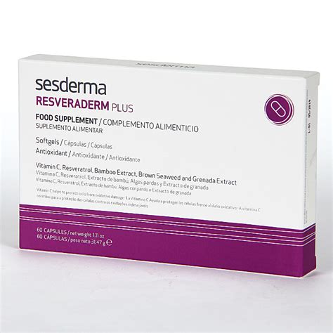 Sesderma Resveraderm Plus 60 Cápsulas | Farmacia Jiménez