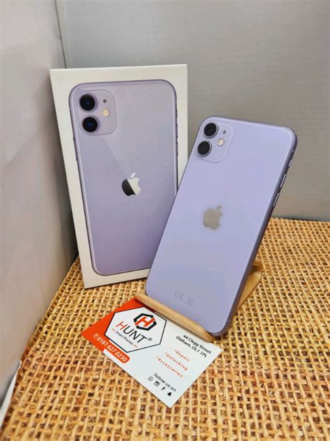 iPhone 11 Purple 128gb Unlocked in Mint Condition with Shop Warranty | in Oldham, Manchester ...