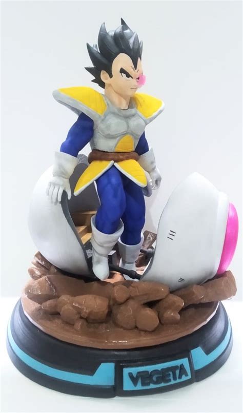 Boneco Vegeta Na C Psula Dragon Ball Impress O D Filme E S Rie