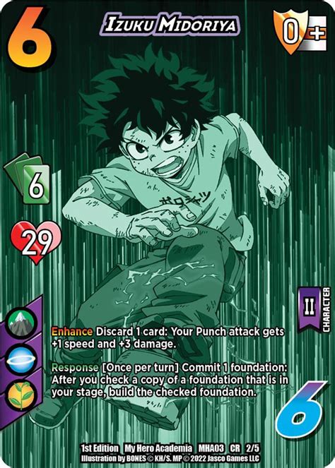 Izuku Midoriya Serial Numbered Universus My Hero Academia Heroes