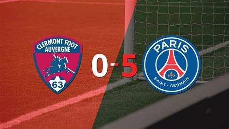 Psg Goleó 5 0 A Clermont Foot Con Doblete De Lionel Messi Infobae