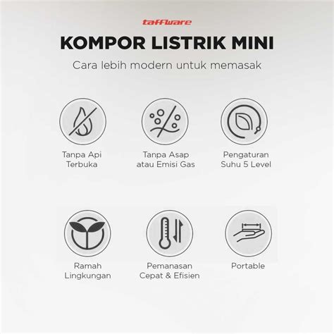 Jual Taffware Kompor Listrik 1 Tungku Mini Portable Hot Plate 500W DLD 101B Shopee Indonesia