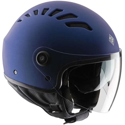 Casco Moto Jet Tucano Urbano El Top Blu Opaco Alfamoto