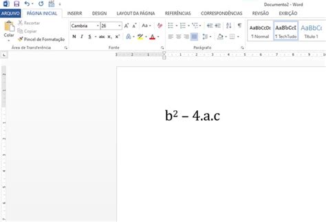 Como Colocar Numero Elevado No Docs - Como colocar número elevado (potência) no Word