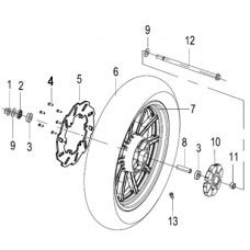 Keeway RKV 125 EFI Original Parts