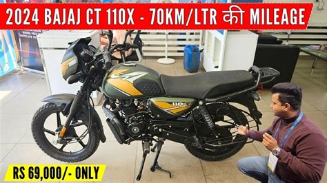 2024 New BAJAJ CT 110X BS6 Model Detailed Review Price Mileage