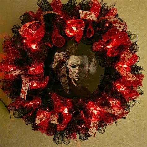 Gothic Michael Myers Door Etsy