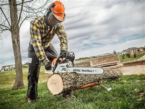 New Stihl MS 251 Wood Boss 18 In Orange White Power Equipment In