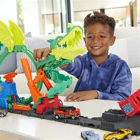 Купити Ігровий набір Атака вогняного дракона Hot Wheels HDP Кур єрська доставка по Одесі