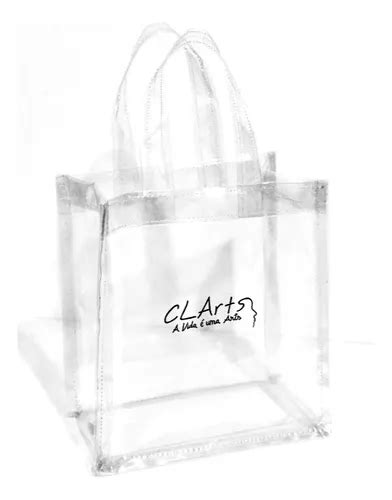 Sacola Transparente Bolsa Tote Personalizada X X Parcelamento