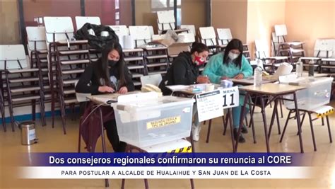 Dos Consejeros Regionales Ya Confirmaron Su Renuncia Al Core Para