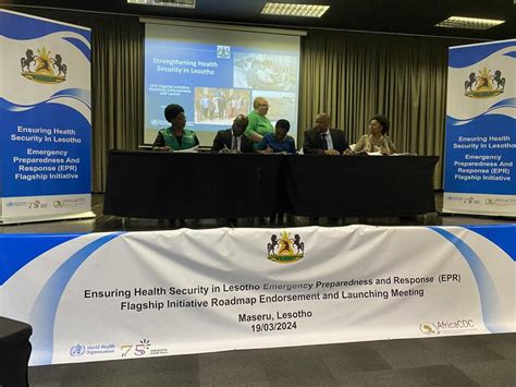 Lesotho Endorses Emergency Preparedness Response Flagship Initiative